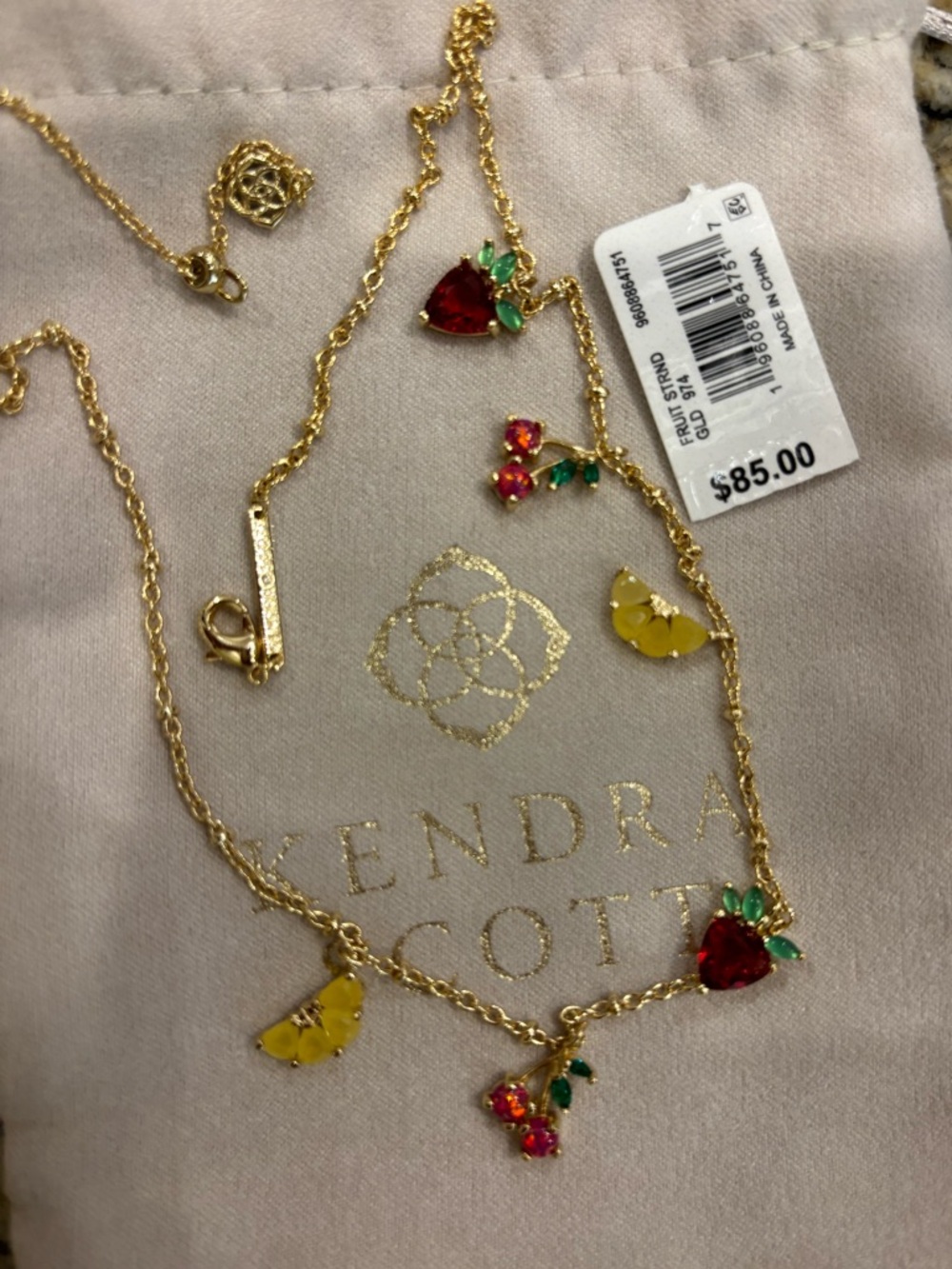 Kendra Scott fruit strand necklace